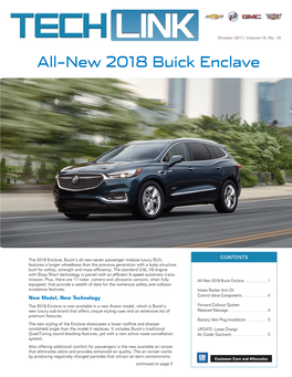 All-New 2018 Buick Enclave