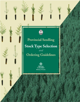 Stock Type Selection and Ordering Guidelines
