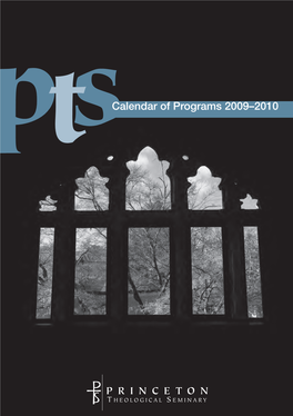Pst Calendar of Programs 2009–2010
