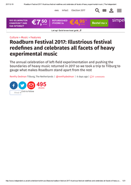 Roadburn-Festival-2017 -Illustrious