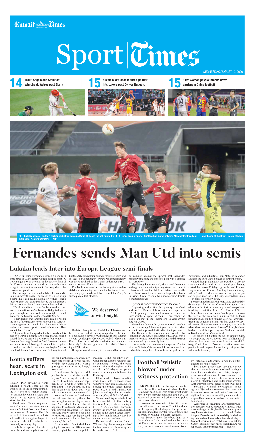 Fernandes Sends Man Utd Into Semis
