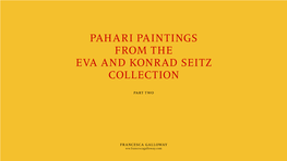 Pahari Paintings from the Eva and Konrad Seitz Collection