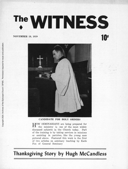 1959 the Witness, Vol. 46, No. 36