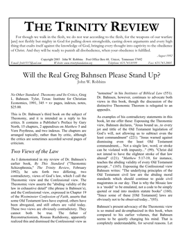 The Trinity Review
