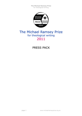 2011 Press Pack (PDF File)