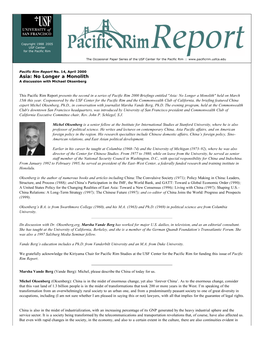 Pacific Rim Report No.14