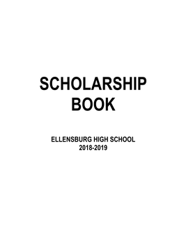 Scholarship Book