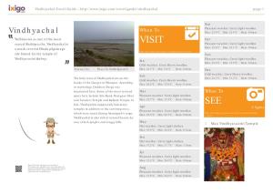 Vindhyachal Travel Guide - Page 1