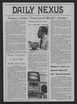 Garnes Refutes 'Concerned Blacks' Charges