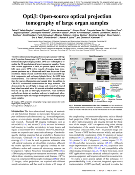 Open-Source Optical Projection Tomography of Large Organ Samples