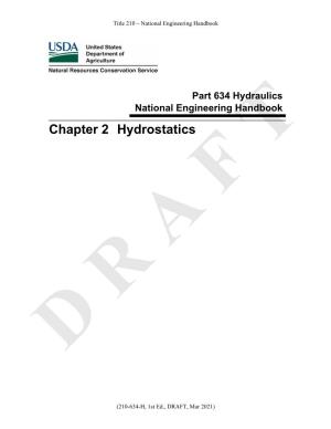 Chapter 2 Hydrostatics