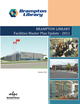 BRAMPTON LIBRARY Facilities Master Plan Update ‐ 2011