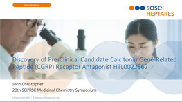 CGRP) Receptor Antagonist HTL0022562