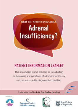Adrenal Insufficiency?