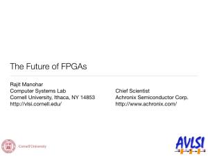 The Future of Fpgas