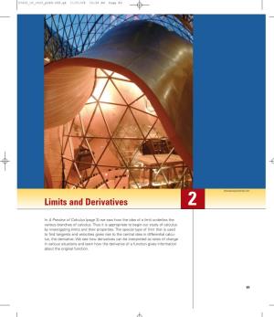 Limits and Derivatives 2