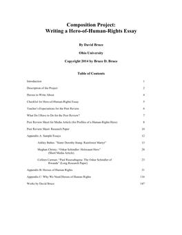 Hero-Of-Human-Rights Essay