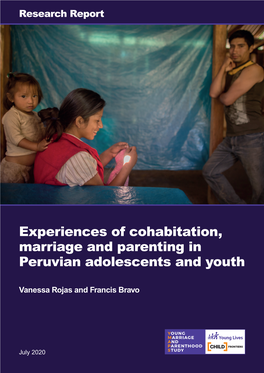 Experiences of Cohabitation, Marriage and Parenting in Peruvian Adolescents and Youth