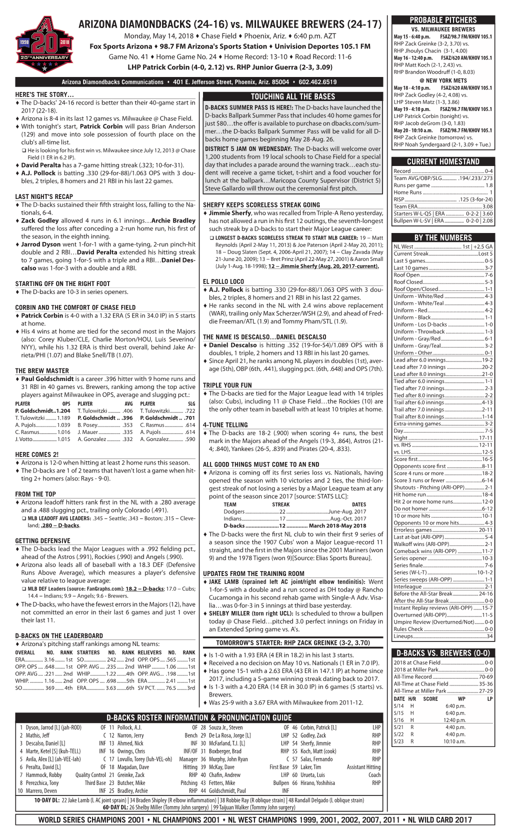 2018-05-14 Vs. MIL Notes 041 CW.Indd