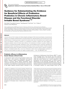 Probiotics in Chronic Inflammatory Bowel Disease