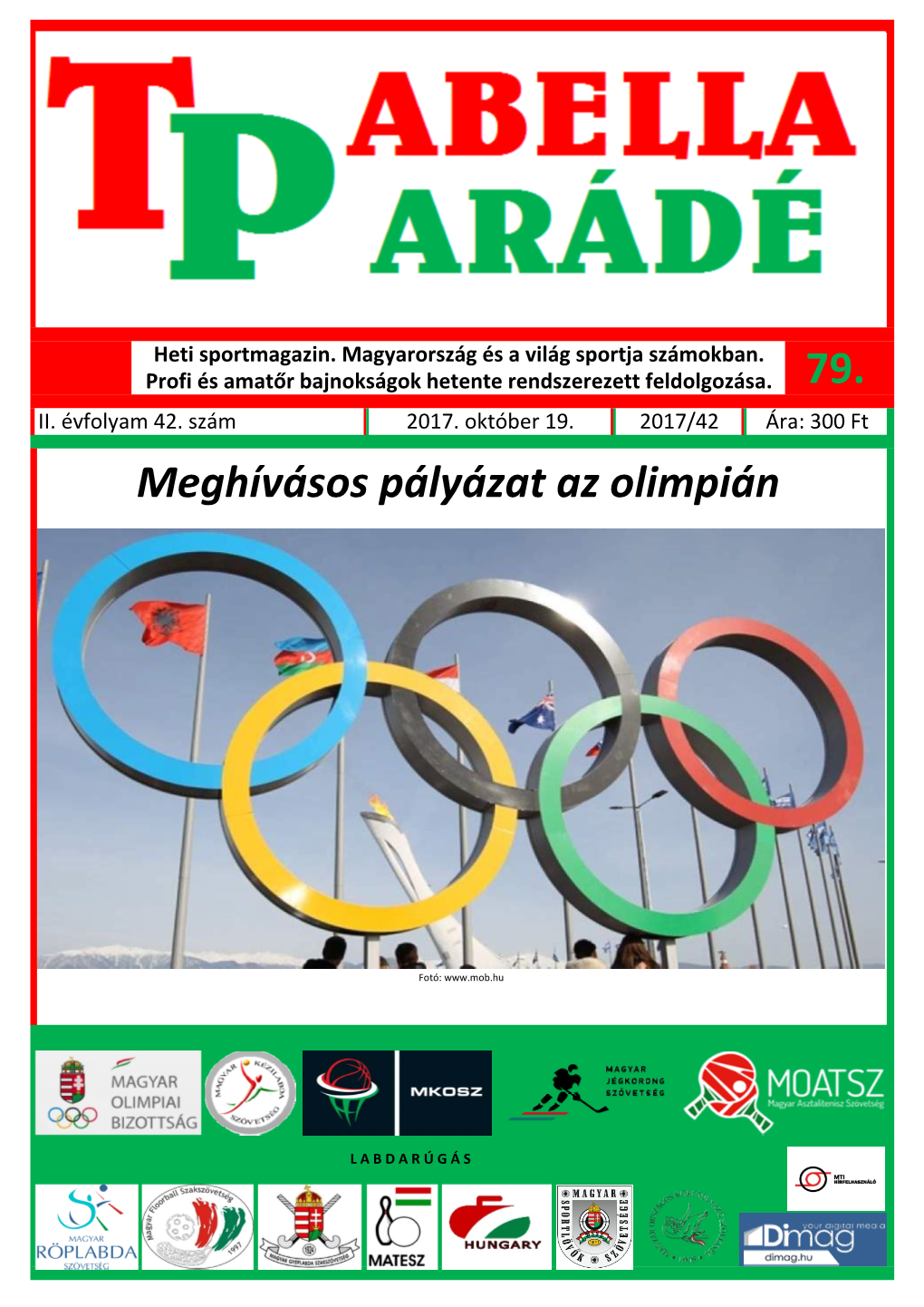 Tabellaparádé - Hetente Megjelenő Sportmagazin