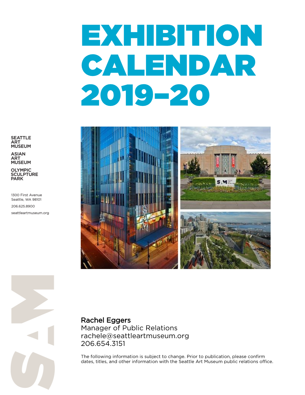 Exhibition Calendar 2019–20