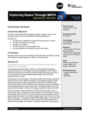 Exploring Space Through Math