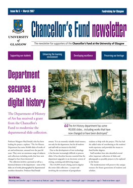 Chancellor's Fund Newsletter
