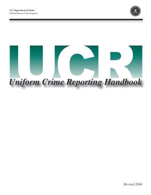 Uniform Crime Reporting Handbook