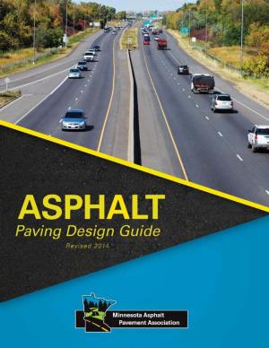 ASPHALT PAVING DESIGN GUIDE Minnesota Asphalt Pavement Association I Asphalt Paving Design Guide