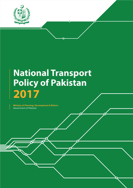 National Transport Policy of Pakistan 2017