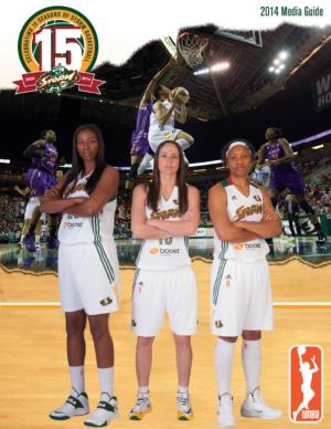 2014 Seattle Storm Media Guide