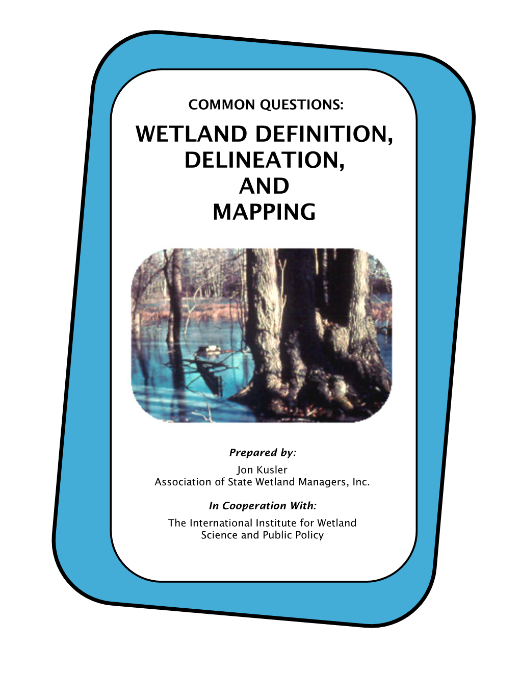 Wetland Definition, Delineation, and Mapping