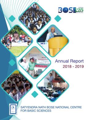 SN Bose Annual Report 18