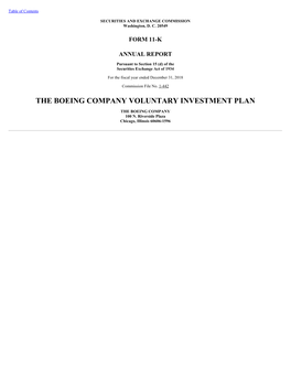 The Boeing Company Voluntary Investment Plan