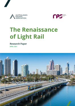 The Renaissance of Light Rail