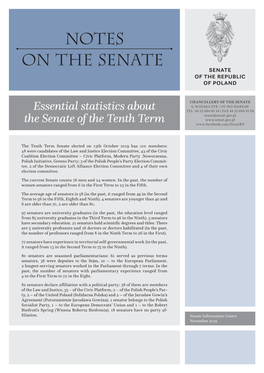 Notes on the Senate