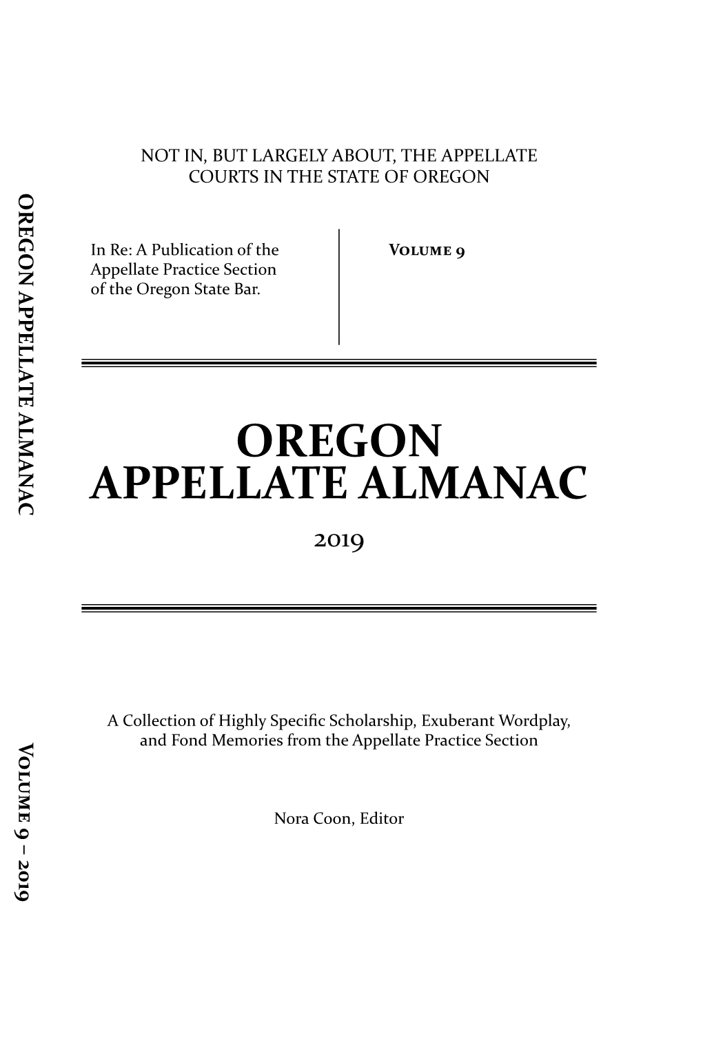 Oregon Appellate Almanac