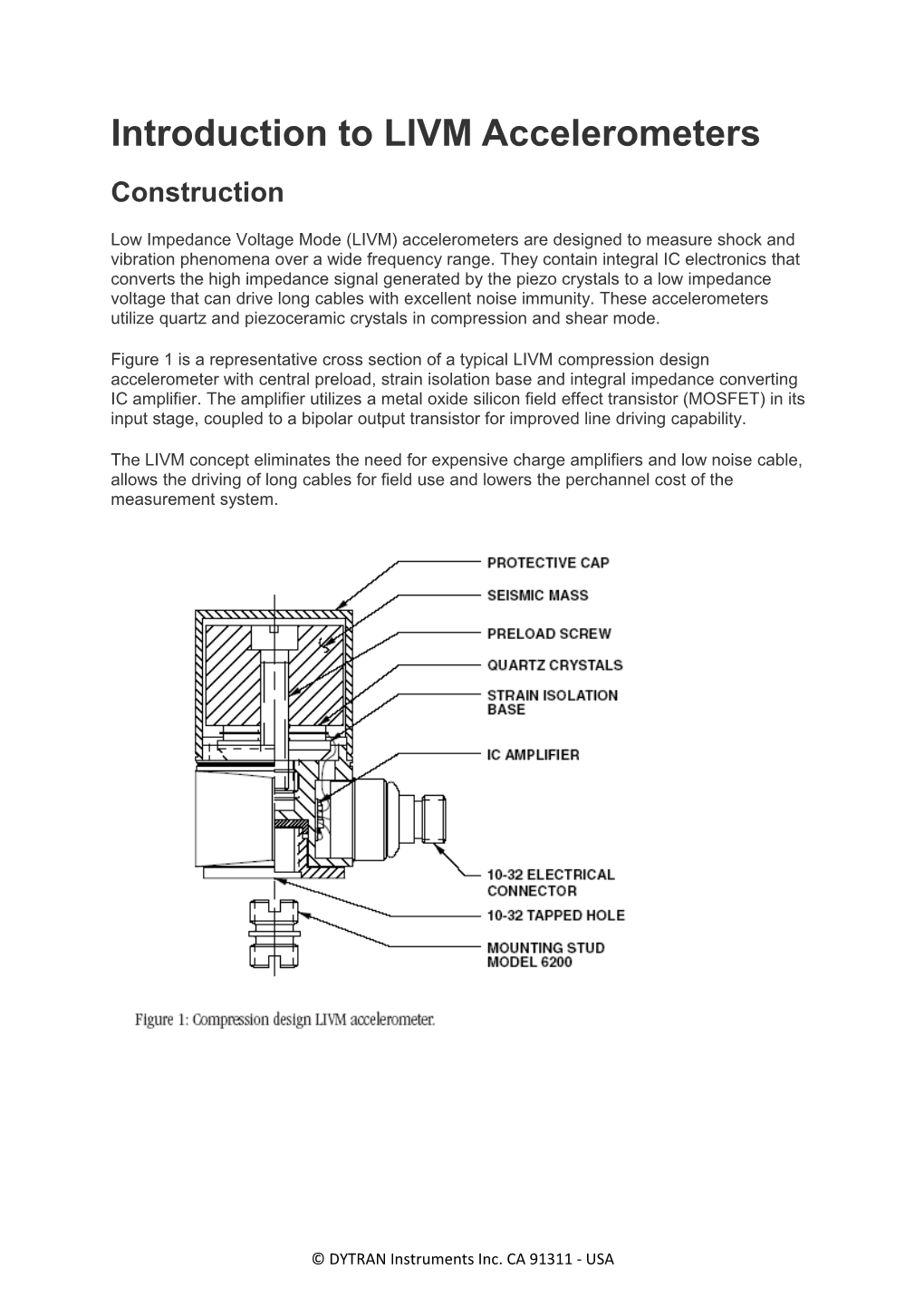 Introduction to LIVM Accelerometers