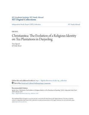 The Evolution of a Religious Identity on Tea Plantations in Darjeeling