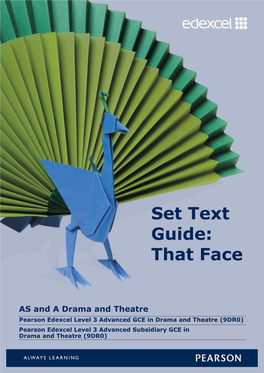 Set Text Guide: That Face