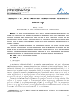 The Social Economic and Environmental Impacts of Trade