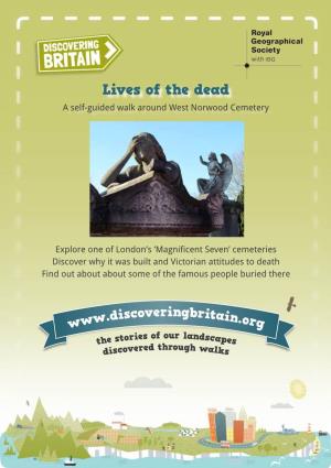 A Self-Guided Walk Around West Norwood Cemetery