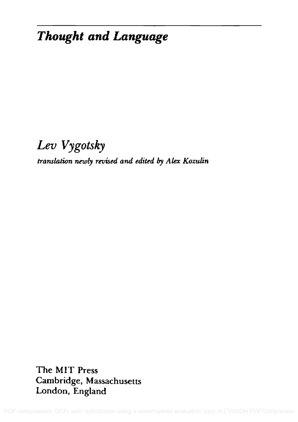 Lev Vygotsky