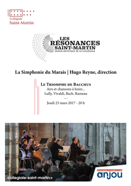 La Simphonie Du Marais | Hugo Reyne, Direction