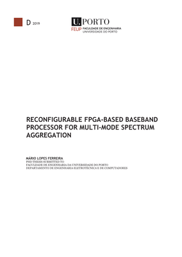 Reconfigurable Fpga-Based Baseband Processor for Multi-Mode Spectrum Aggregation
