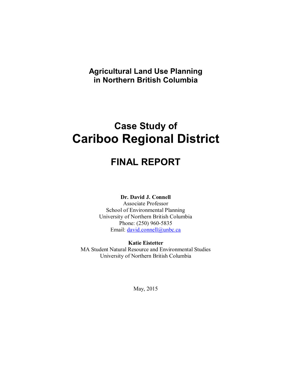 Cariboo Regional District