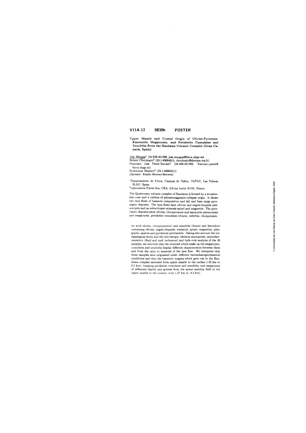 Upper Mantle and Crustal Origin of Olivine-Pyroxene-Kaersutite