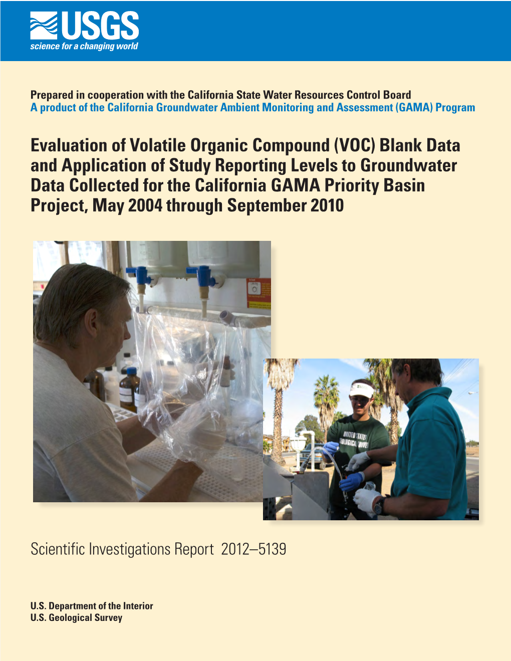 Evaluation of Volatile Organic Compound (VOC) Blank Data And