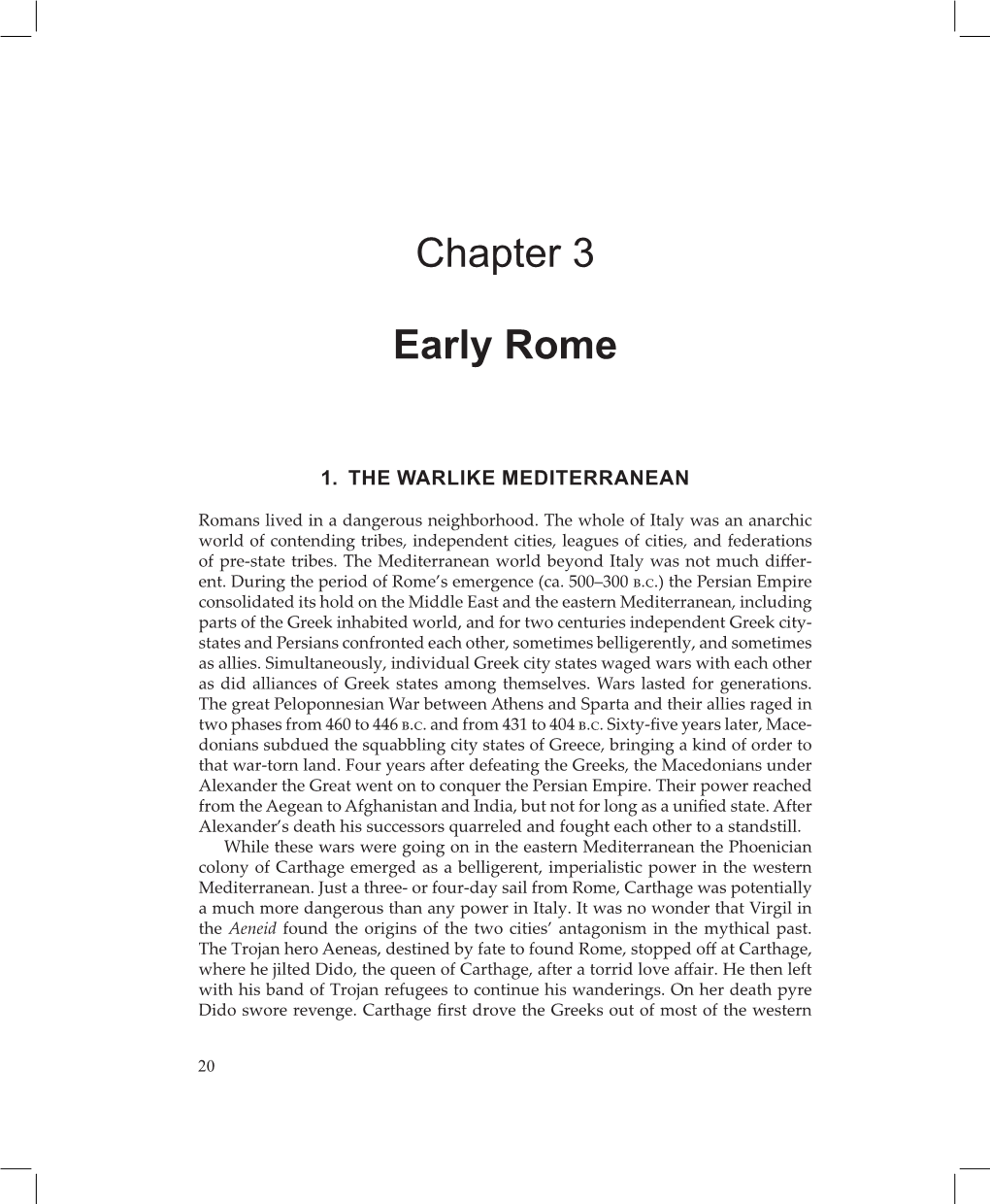 Chapter 3 Early Rome